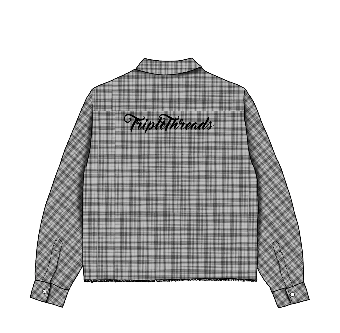 Plaid "Faith Over Fear" Shirt